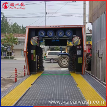 Intelligent car washing machine washing process